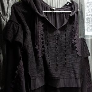 Free People Movement Heartbeat Hoodie, dark slate